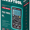 Мультиметр цифровой (измерение температуры) KRAFTOOL KM-600 Мультиметр цифровой (измерение температуры) KRAFTOOL KM-600