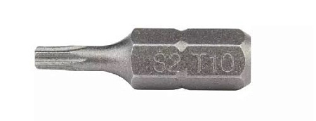 Бита Torx 10 L=25 мм с отверстием (1/4" HEX) Licota Бита Torx 10 L=25 мм с отверстием (1/4" HEX) Licota