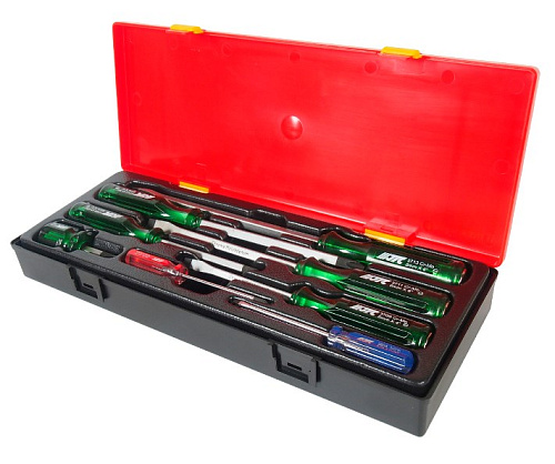 Набор отверток ударных 8 шт. в ложемент-кейсе JTC Набор отверток ударных 8 шт. в ложемент-кейсе JTC