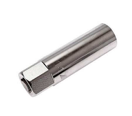 Головка свечная 3/8" 16 мм 12 гр. пружинный фиксатор JTC Головка свечная 3/8" 16 мм 12 гр. пружинный фиксатор JTC