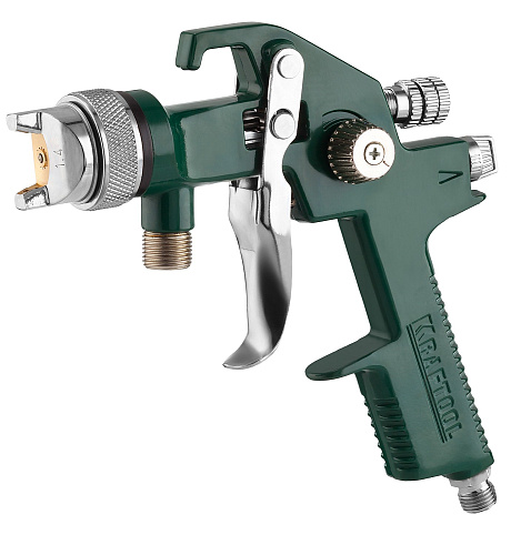 Краскопульт с нижним бачком 1000 мл, HVLP, дюза 1,4 мм KRAFTOOL AirKraft Краскопульт с нижним бачком 1000 мл, HVLP, дюза 1,4 мм KRAFTOOL AirKraft