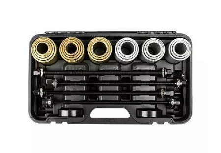 Набор для монтажа/демонтажа подшипников и сайлентблоков универсальный 26 пр. SpecX Набор для монтажа/демонтажа подшипников и сайлентблоков универсальный 26 пр. SpecX