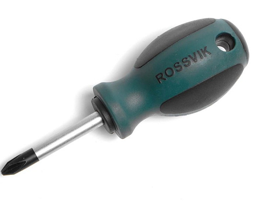 Отвертка крестовая PH №2 45 мм ROSSVIK Отвертка крестовая PH №2 45 мм ROSSVIK