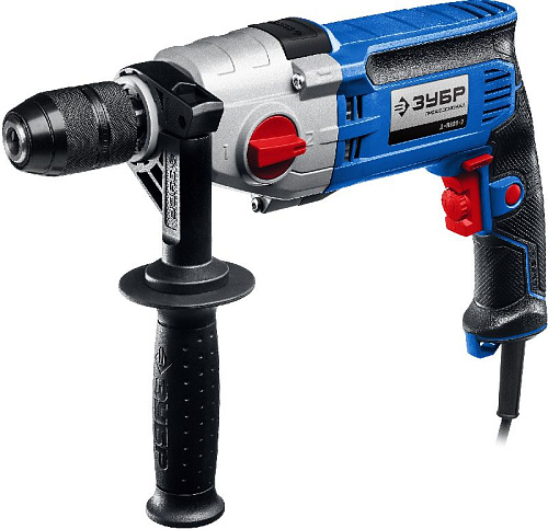 Дрель 900 Вт, БЗП 1,5-13 мм, 0-1050/2400 об/мин, двухскоростная ЗУБР Профессионал Дрель 900 Вт, БЗП 1,5-13 мм, 0-1050/2400 об/мин, двухскоростная ЗУБР Профессионал