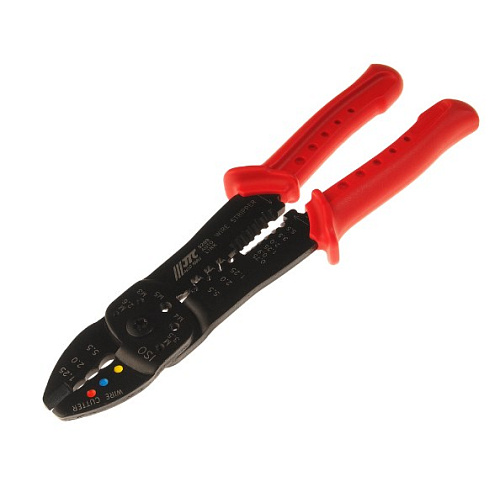 Клещи для зачистки проводов и обжима клемм 230 мм, 5 функц. JTC Клещи для зачистки проводов и обжима клемм 230 мм, 5 функц. JTC