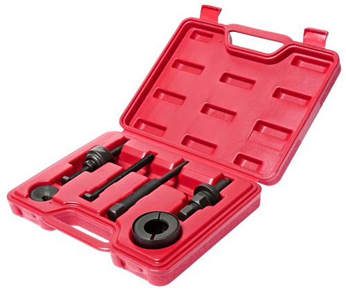 Набор съемников шкивов насоса гидроусилителя руля Ford, GM, Chrysler, 6 предметов JTC Набор съемников шкивов насоса гидроусилителя руля Ford, GM, Chrysler, 6 предметов JTC