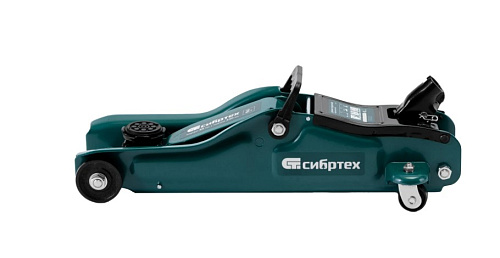 Домкрат подкатной 2 т 85-330 мм низкий подхват, в пластиковом кейсе Сибртех Домкрат подкатной 2 т 85-330 мм низкий подхват, в пластиковом кейсе Сибртех