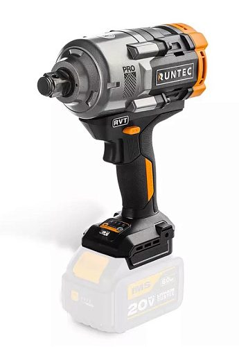 Гайковерт аккумуляторный 3/4", 20 В,1600 Нм, без АКБ и ЗУ, бесщеточ. двиг. RUNTEC Гайковерт аккумуляторный 3/4", 20 В,1600 Нм, без АКБ и ЗУ, бесщеточ. двиг. RUNTEC