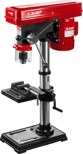 Станок сверлильный 450 Вт, 16 мм, 12 скор, безопасный выключатель ЗУБР Станок сверлильный 450 Вт, 16 мм, 12 скор, безопасный выключатель ЗУБР