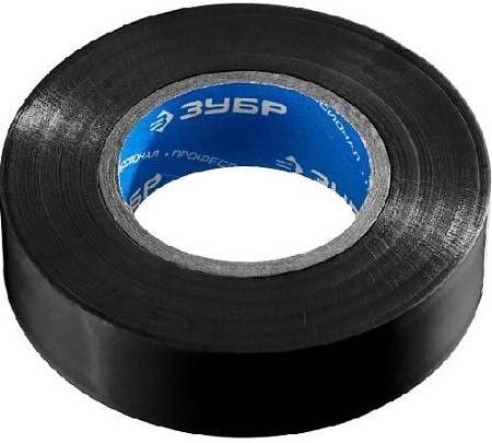Изолента ПВХ 19 мм*20 м, черная, 6000 В ЗУБР Электрик-20 Изолента ПВХ 19 мм*20 м, черная, 6000 В ЗУБР Электрик-20