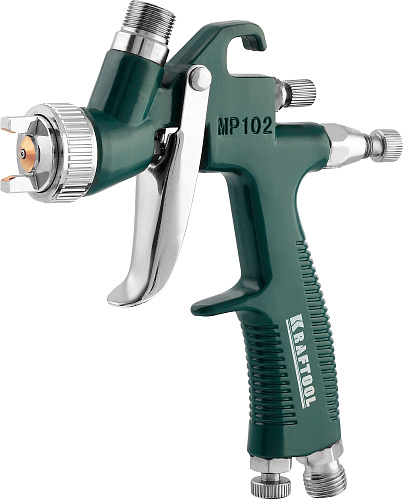 Краскопульт с верхним бачком 125 мл, HVLP, дюза 1,0 мм KRAFTOOL AirKraft Краскопульт с верхним бачком 125 мл, HVLP, дюза 1,0 мм KRAFTOOL AirKraft