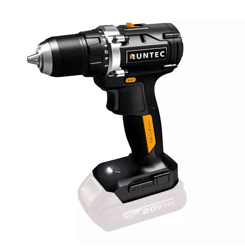 Дрель-шуруповерт аккумуляторная 20 В, 55 Нм, без АКБ, бесщеточный двиг. RUNTEC PRO Дрель-шуруповерт аккумуляторная 20 В, 55 Нм, без АКБ, бесщеточный двиг. RUNTEC PRO