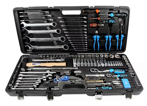 Набор инструмента 167 предм. (1/4", 1/2") кейс Licota Набор инструмента 167 предм. (1/4", 1/2") кейс Licota