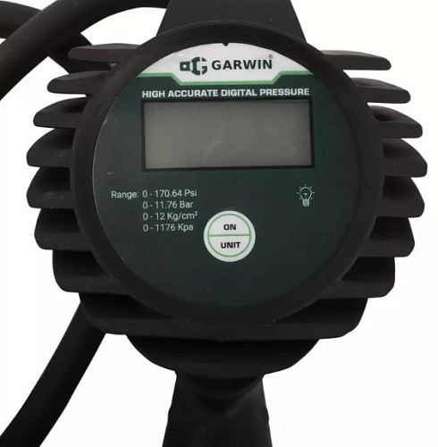 Пистолет для подкачки шин цифровой 12 бар GARWIN Пистолет для подкачки шин цифровой 12 бар GARWIN