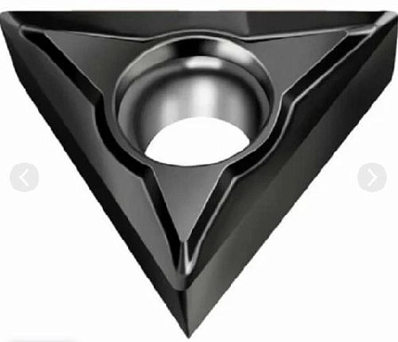 Пластина твердосплавная сменная трехгранная TNUA-110308 Т5К10 (тип Т) КЗТС Пластина твердосплавная сменная трехгранная TNUA-110308 Т5К10 (тип Т) КЗТС