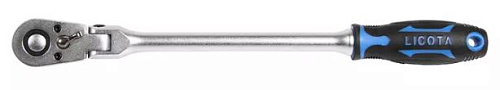 Трещотка 3/8" 300 мм, z=48 шарнирная CrV Licota Трещотка 3/8" 300 мм, z=48 шарнирная CrV Licota
