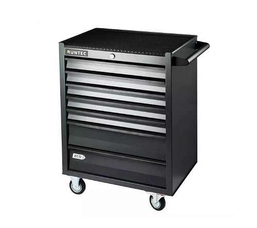 Тележка инструментальная 7 полок, серая RUNTEC ECO Тележка инструментальная 7 полок, серая RUNTEC ECO