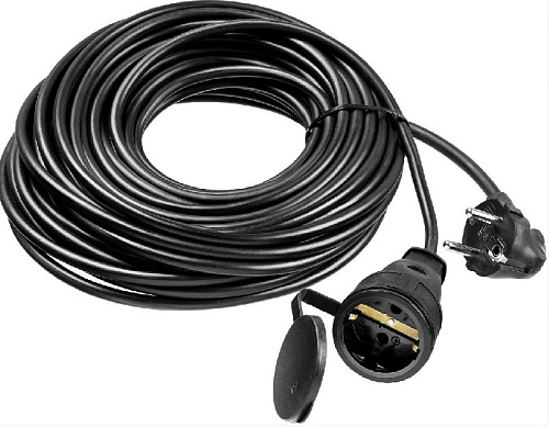 Удлинитель-шнур КГ 20 м, 1 гнездо, 3*2,5 кв.мм, 4000 Вт, IP44 ЗУБР Профессионал Удлинитель-шнур КГ 20 м, 1 гнездо, 3*2,5 кв.мм, 4000 Вт, IP44 ЗУБР Профессионал