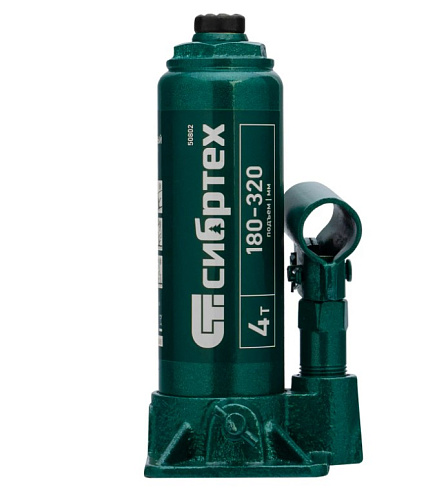 Домкрат бутылочный 4 т 180-320 мм Сибртех Домкрат бутылочный 4 т 180-320 мм Сибртех