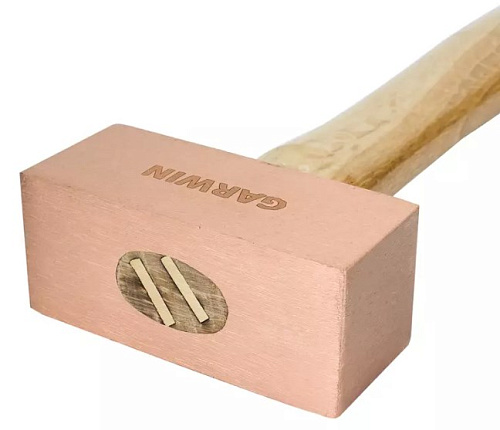 Молоток медный 500 гр с деревянной рукояткой GARWIN Молоток медный 500 гр с деревянной рукояткой GARWIN