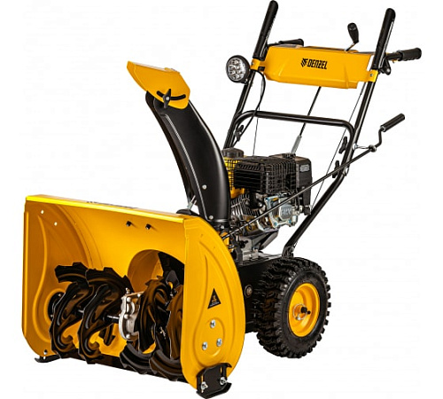 Снегоуборочная машина бензиновая 7 л.с., ш 610 мм, 212 см3, ручной стартер, фара Denzel SB 560 Снегоуборочная машина бензиновая 7 л.с., ш 610 мм, 212 см3, ручной стартер, фара Denzel SB 560
