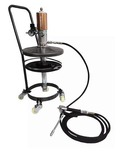 Нагнетатель смазки пневматический для бочек 20 л RUNTEC Нагнетатель смазки пневматический для бочек 20 л RUNTEC