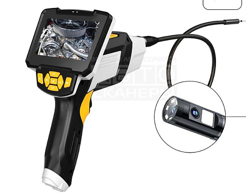 Видеоэндоскоп 4.3" (1280х720), 1Мп, 2 камеры, длина 1 м, 5.5 мм смен.зонд, промышленный ICARTOOL Видеоэндоскоп 4.3" (1280х720), 1Мп, 2 камеры, длина 1 м, 5.5 мм смен.зонд, промышленный ICARTOOL