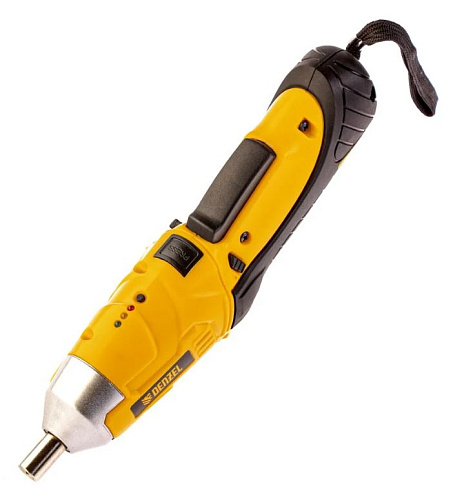 Отвертка аккумуляторная 4 Нм, 3,6 В, 1/4" с набором из 6 бит Denzel CSL-3,6-02 Отвертка аккумуляторная 4 Нм, 3,6 В, 1/4" с набором из 6 бит Denzel CSL-3,6-02