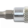 Головка торцевая со вставкой torx с отверстием 1/4" T25H, 37 мм Licota Головка торцевая со вставкой torx с отверстием 1/4" T25H, 37 мм Licota