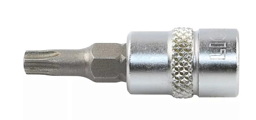 Головка торцевая со вставкой torx с отверстием 1/4" T25H, 37 мм Licota Головка торцевая со вставкой torx с отверстием 1/4" T25H, 37 мм Licota