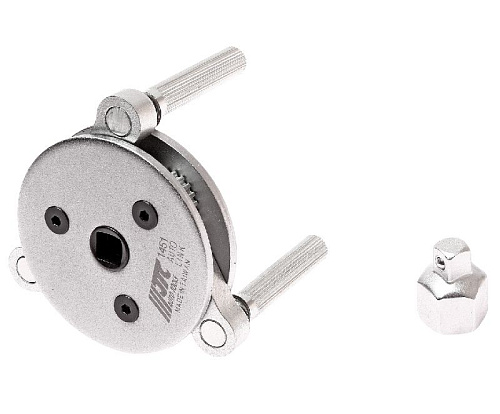 Съемник масляных фильтров краб 80-120 мм 1/2" с цилиндрическими захватами JTC Съемник масляных фильтров краб 80-120 мм 1/2" с цилиндрическими захватами JTC