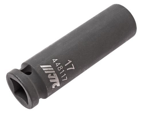 Головка торцевая ударная глубокая тонкостенная 1/2" 17 мм, 6 гр (длина 82 мм) JTC Головка торцевая ударная глубокая тонкостенная 1/2" 17 мм, 6 гр (длина 82 мм) JTC