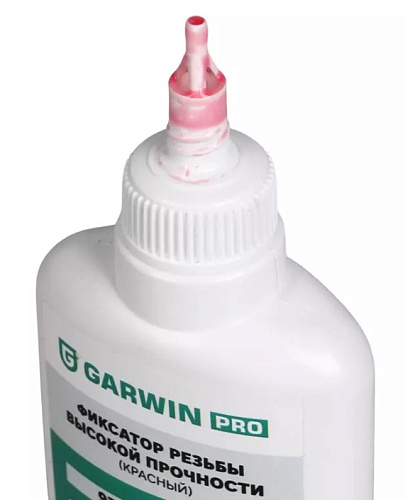 Фиксатор резьбовых соединений высокой прочности 50 мл, красный GARWIN PRO Фиксатор резьбовых соединений высокой прочности 50 мл, красный GARWIN PRO