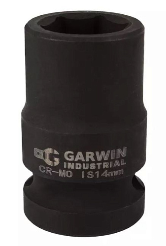 Головка торцевая ударная 1/2" 15 мм, 6 гр. GARWIN Головка торцевая ударная 1/2" 15 мм, 6 гр. GARWIN