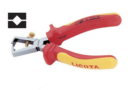 Клещи для снятия изоляции 160 мм (до 1000 В) стриппер Licota Клещи для снятия изоляции 160 мм (до 1000 В) стриппер Licota