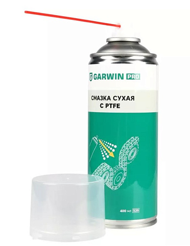 Смазка сухая с PTFE 520 (400) мл GARWIN PRO Смазка сухая с PTFE 520 (400) мл GARWIN PRO