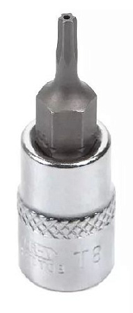 Головка торцевая со вставкой torx с отверстием 1/4" T9H, 37 мм Licota Головка торцевая со вставкой torx с отверстием 1/4" T9H, 37 мм Licota