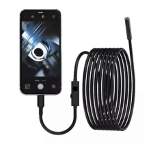 Видеоэндоскоп под смартфон управляемый зонд гибкий 1 м, двойная камера 5,5 мм GARWIN Видеоэндоскоп под смартфон управляемый зонд гибкий 1 м, двойная камера 5,5 мм GARWIN