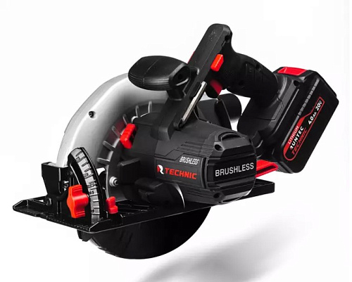 Пила циркулярная аккумуляторная 190*30 мм, 20В, 2*4 Ач, 1000 Вт RUNTEC Пила циркулярная аккумуляторная 190*30 мм, 20В, 2*4 Ач, 1000 Вт RUNTEC