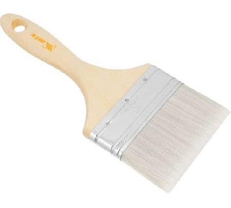 Кисть плоская 100 мм (4") Евро, для лаков, дер. ручка MTX Кисть плоская 100 мм (4") Евро, для лаков, дер. ручка MTX