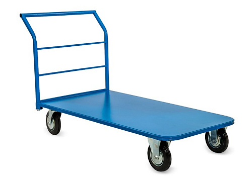Тележка платформенная 435 кг (800Х1200 мм) TOR ТП-6 (резиновые колеса) Тележка платформенная 435 кг (800Х1200 мм) TOR ТП-6 (резиновые колеса)