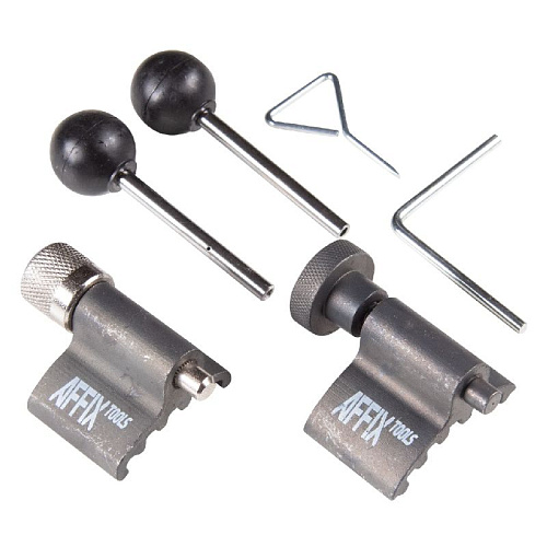 Набор фиксаторов для установки фаз ГРМ дизельных двигателей VAG (6 предм.) AFFIX Набор фиксаторов для установки фаз ГРМ дизельных двигателей VAG (6 предм.) AFFIX