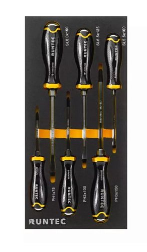 Тележка инструментальная 6 полок, 273 предм RUNTEC Standart Тележка инструментальная 6 полок, 273 предм RUNTEC Standart