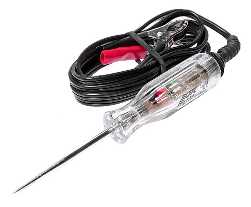 Тестер цепи с диодной индикацией усиленный 6/12/24В, кабель 1,8 м JTC Тестер цепи с диодной индикацией усиленный 6/12/24В, кабель 1,8 м JTC