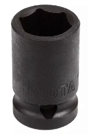 Головка торцевая ударная 1/2" 17 мм, 6 гр., CrMo Licota Головка торцевая ударная 1/2" 17 мм, 6 гр., CrMo Licota