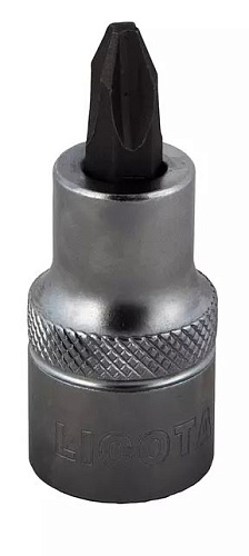 Головка торцевая со вставкой 1/2" PH3, 55 мм Licota Головка торцевая со вставкой 1/2" PH3, 55 мм Licota