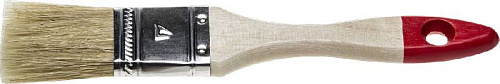 Кисть плоская 63 мм (2,5") натуральная щетина, деревянная ручка STAYER Кисть плоская 63 мм (2,5") натуральная щетина, деревянная ручка STAYER