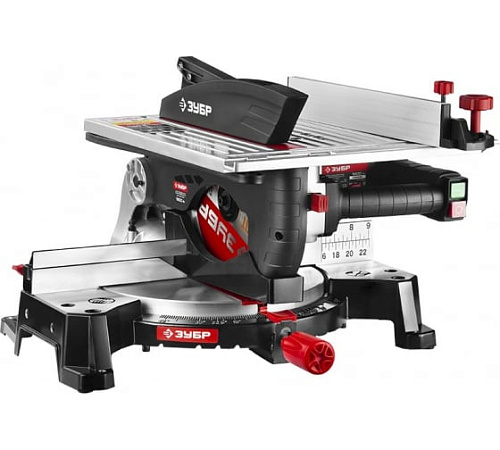 Пила торцовочная 1800 Вт, диск 250 мм, 4500 об/мин, комбинированная ЗУБР Пила торцовочная 1800 Вт, диск 250 мм, 4500 об/мин, комбинированная ЗУБР