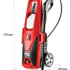 Минимойка электрическая 2400 Вт, 165 Атм, 396 л/ч, колеса ЗУБР Минимойка электрическая 2400 Вт, 165 Атм, 396 л/ч, колеса ЗУБР