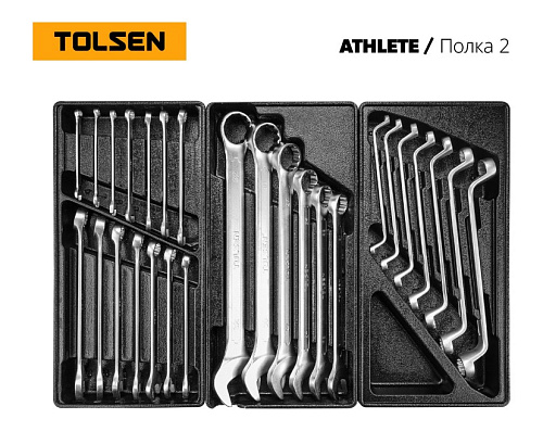 Тележка инструментальная 7 полок, 189 предм TOLSEN ATHLETE TT85412 Тележка инструментальная 7 полок, 189 предм TOLSEN ATHLETE TT85412